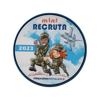 Custom design logo round fashion silicone pvc patches