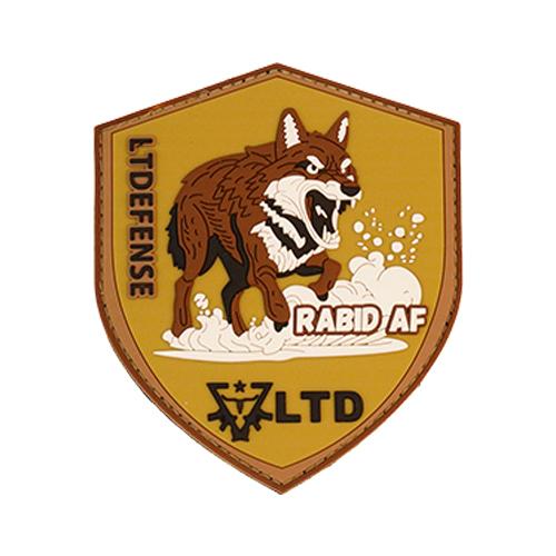 Custom 3D logo pvc patch with hook and loop